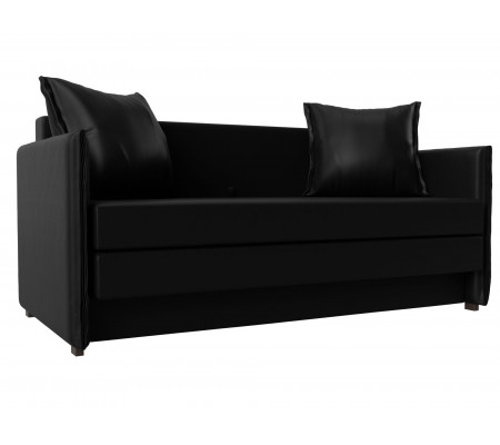Прямой диван Лига-011, Экокожа, Модель 117469