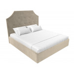 Интерьерная кровать Кантри 200, Микровельвет, Модель 120703
