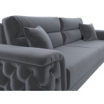 Прямой диван Лига-023, Велюр, Модель 121236