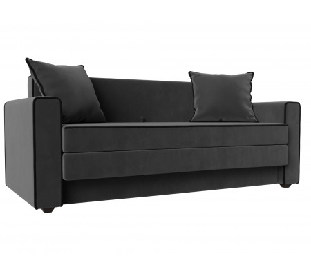 Прямой диван Лига-012, Велюр, Модель 117541