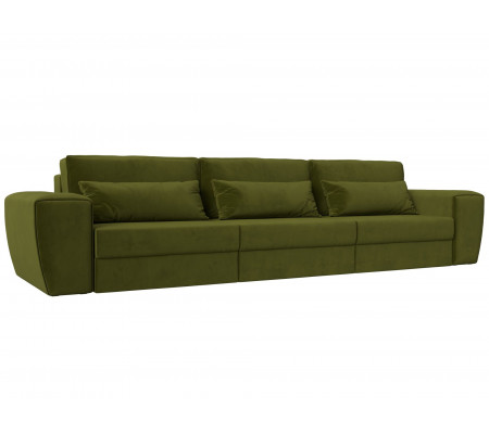 Прямой диван Лига-008 Long, Микровельвет, Модель 119043
