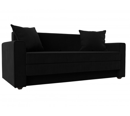 Прямой диван Лига-012, Микровельвет, Модель 117552