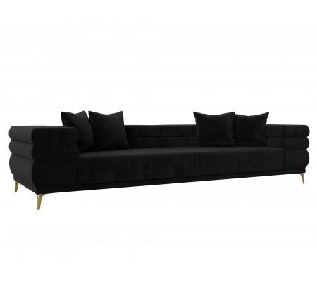 Прямой диван Лига-021, Велюр, Модель 119121