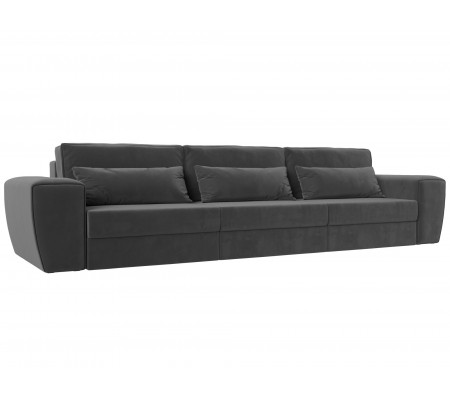 Прямой диван Лига-008 Long, Велюр, Модель 119016