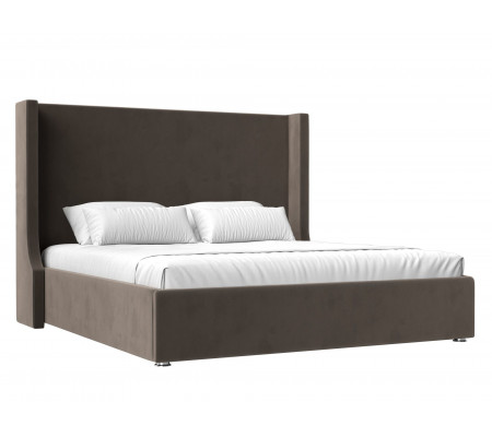 Интерьерная кровать Ларго 200, Велюр, Модель 120747