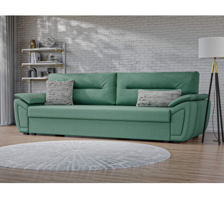 Прямой диван Нэстор Лайт, Рогожка, Модель 121555
