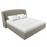 Интерьерная кровать Лотос 200, Рогожка, Модель 120815