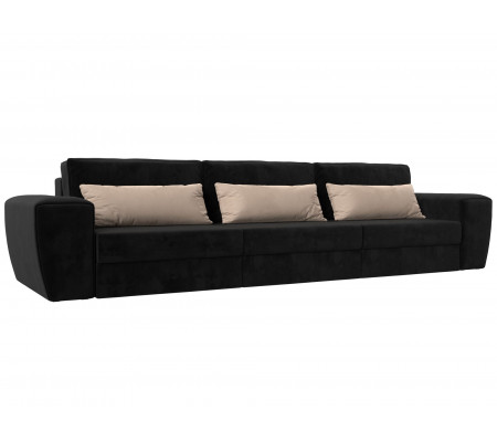 Прямой диван Лига-008 Long, Велюр, Модель 119027
