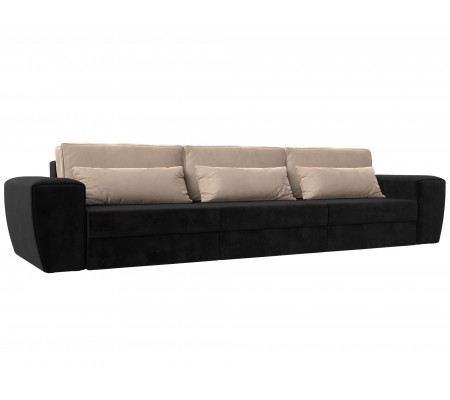Прямой диван Лига-008 Long, Велюр, Модель 119026