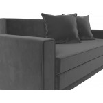 Прямой диван Лига-012, Велюр, Модель 117533
