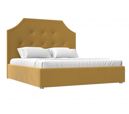 Интерьерная кровать Кантри 200, Микровельвет, Модель 120714