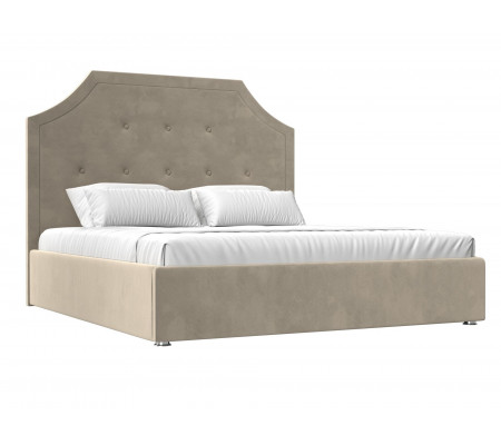 Интерьерная кровать Кантри 200, Микровельвет, Модель 120703