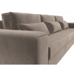 Прямой диван Лига-008 Long, Велюр, Модель 119012