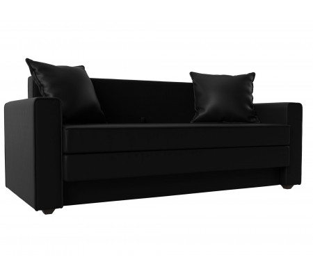 Прямой диван Лига-012, Экокожа, Модель 117576