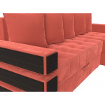 Угловой диван Венеция, Микровельвет, модель 108439