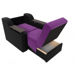 Кресло-кровать Сенатор 80 Фиолетовый\Черный