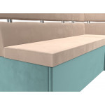 Кухонный угловой диван Классик правый угол, Велюр, Модель 117972