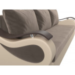 Прямой диван Меркурий лайт, Велюр, Экокожа, Модель 112919