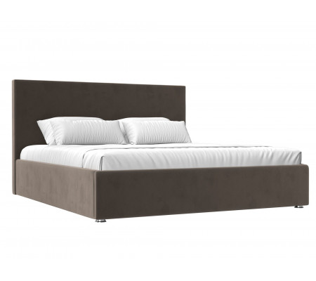 Интерьерная кровать Кариба 200, Велюр, Модель 108389