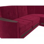 Угловой диван Белла правый угол, Микровельвет, Модель 117628