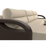 П-образный диван Форсайт, Микровельвет, Экокожа, Модель 111733