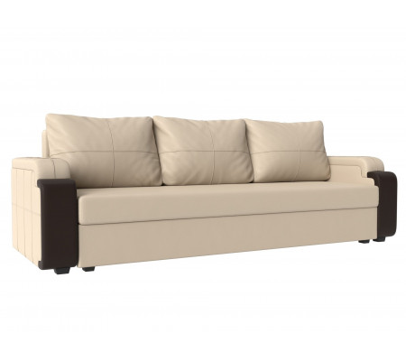 Прямой диван Николь лайт, Экокожа, Модель 114046