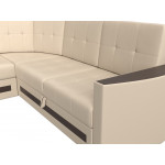 Угловой диван Белла левый угол, Экокожа, Модель 28201L