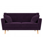 Прямой диван Брайтон 2, Велюр, модель 108920