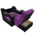 Кресло-кровать Меркурий 80 Фиолетовый\Черный