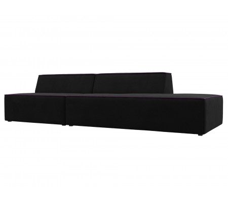 Прямой модульный диван Монс Модерн правый, Микровельвет, Модель 119483