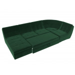 П-образный модульный диван Холидей Зеленый