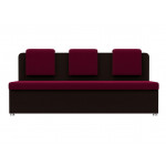 Кухонный прямой диван Маккон 3-х местный, Микровельвет, модель 109226