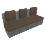 Кухонный прямой диван Маккон 3-х местный, Рогожка, модель 109234
