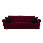 Прямой диван Сплин, Микровельвет, модель 109652