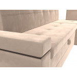 Кухонный угловой диван Деметра правый угол, Велюр, Модель 114314