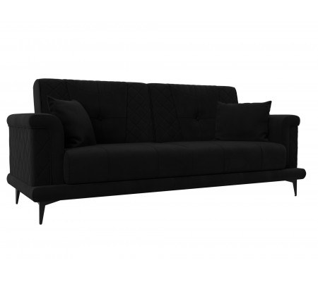 Прямой диван Неаполь, Микровельвет, Модель 111942
