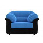 Кресло Карнелла голубой\черный