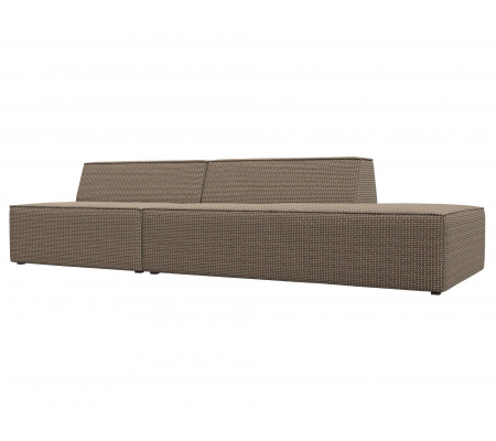 Прямой модульный диван Монс Модерн правый, Рогожка, Модель 119488