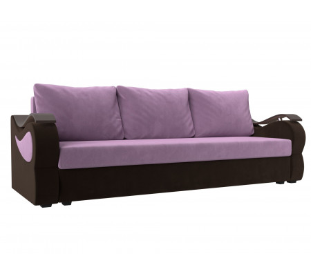 Прямой диван Меркурий лайт, Микровельвет, Модель 112940