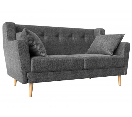 Прямой диван Брайтон 2, Рогожка, Модель 108932
