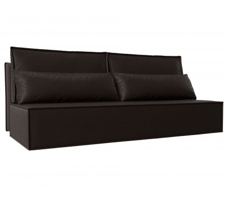 Прямой диван Фабио Лайт, Экокожа, Модель 114475