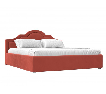 Интерьерная кровать Афина 180, Микровельвет, Модель 113951