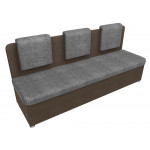 Кухонный прямой диван Маккон 3-х местный, Рогожка, модель 109236