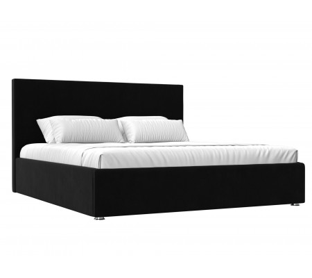 Интерьерная кровать Кариба 180, Микровельвет, Модель 108336