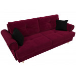 Прямой диван Сплин, Микровельвет, модель 109652