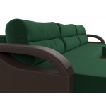 П-образный диван Форсайт, Велюр, Экокожа, Модель 111713