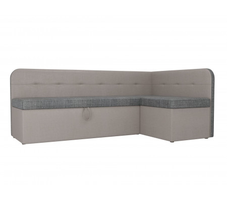 Кухонный угловой диван Форест правый угол, Рогожка, Модель 107095