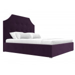 Интерьерная кровать Кантри 160, Велюр, Модель 115027