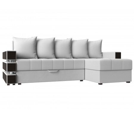 Угловой диван Венеция правый угол, Экокожа, Модель 27946