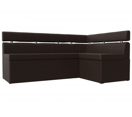 Кухонный угловой диван Классик правый угол, Экокожа, Модель 118001